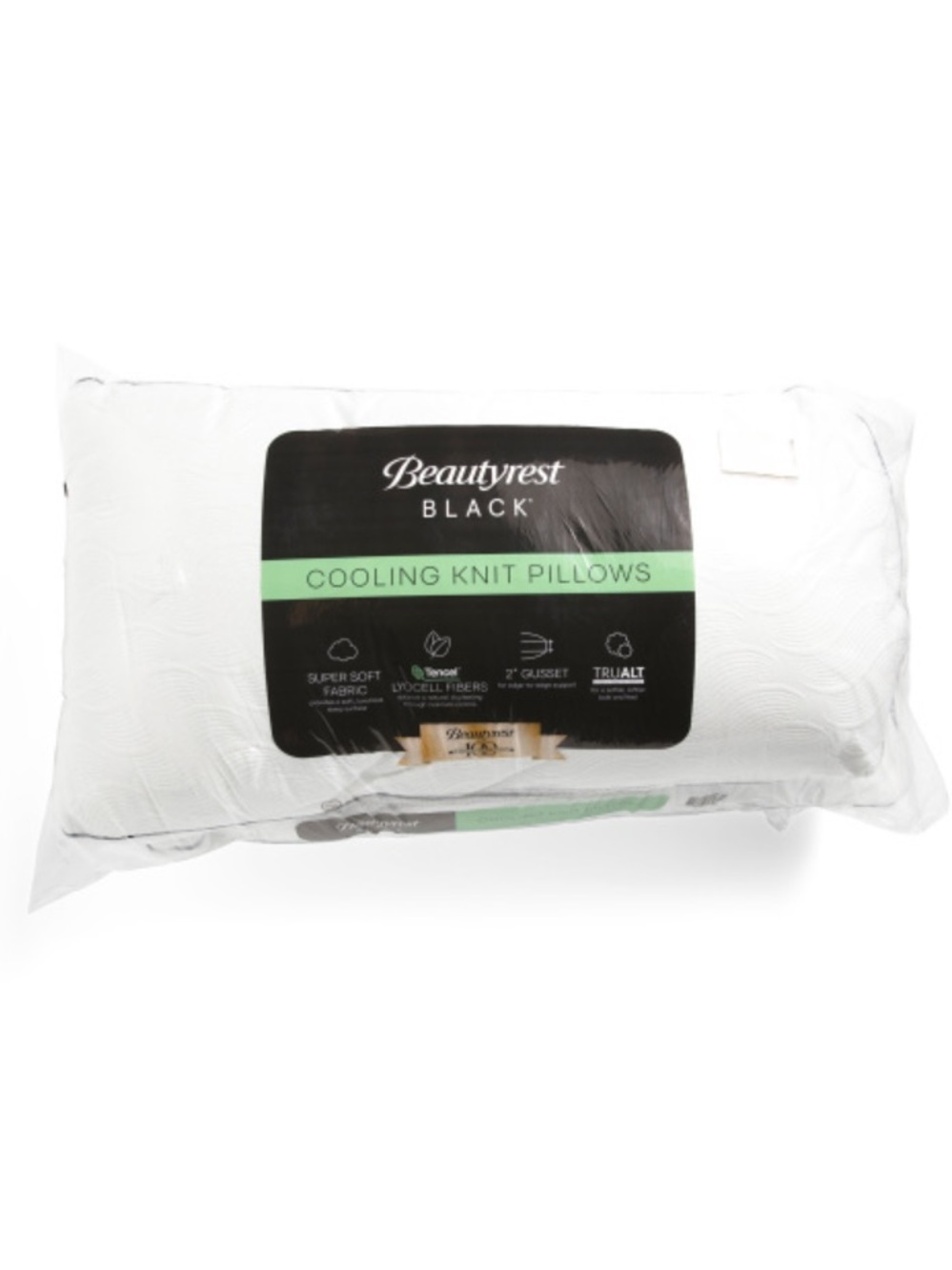 BEAUTYREST BLACK 2pk Cooling Knit Pillows